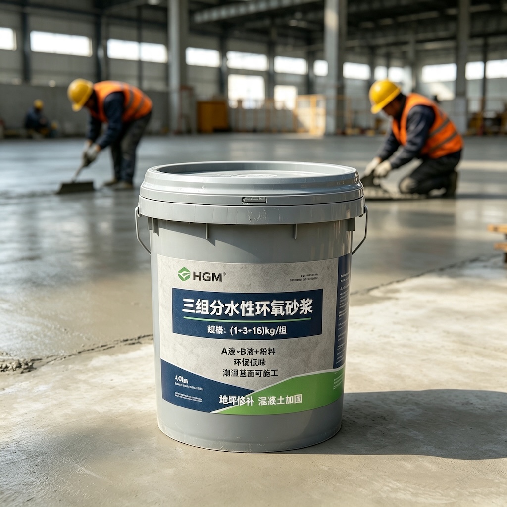 叠彩三组份水性环氧砂浆